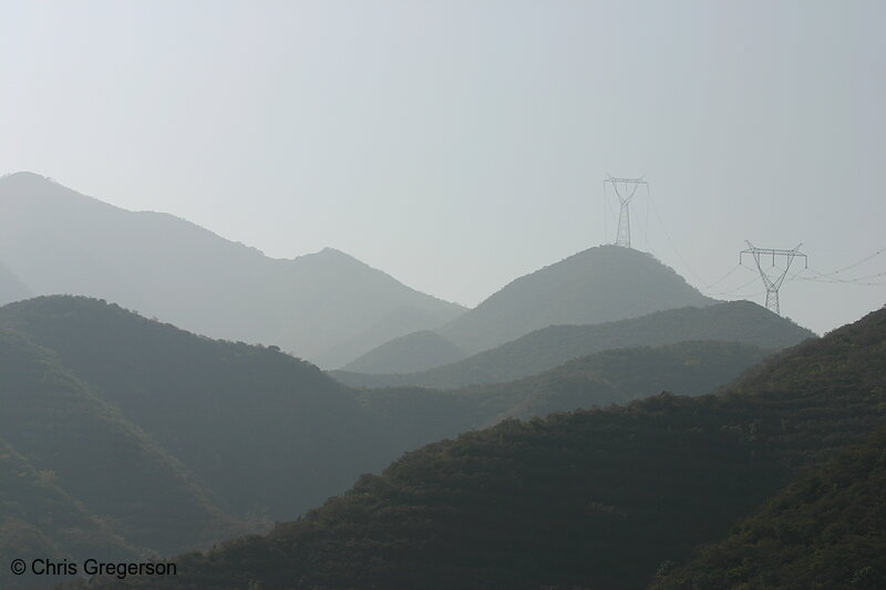 Photo of Mountain Range at Dusk(5897)