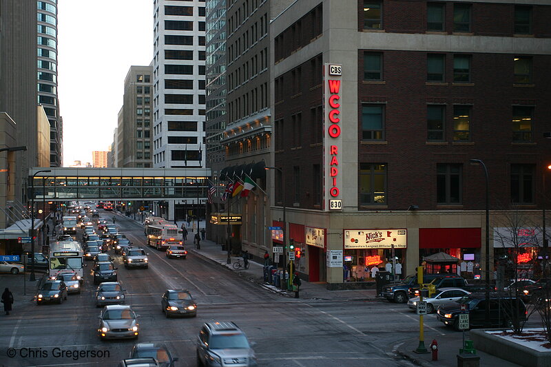 Photo of WCCO Radio, Second Avenue South, Downtown Minneapolis(6190)