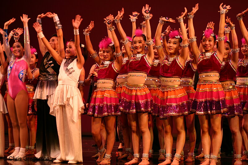 Photo of Performers from RFDZ in China Taking a Curtain Call in Minnesota(6488)