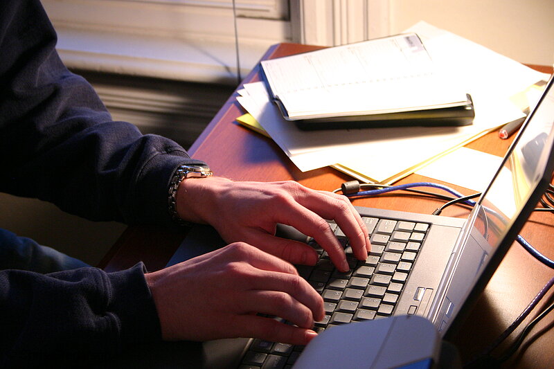 Photo of Student Working on Laptop(6585)