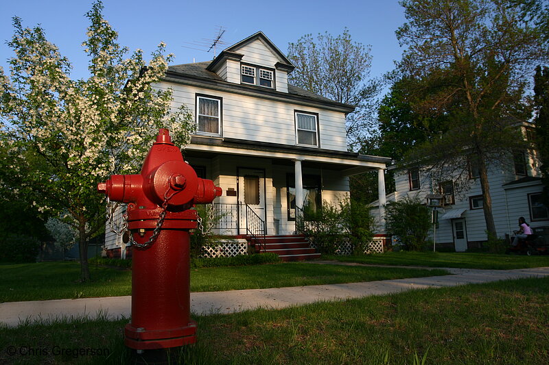 Photo of Traditional Midwest House and Front Yard(6608)