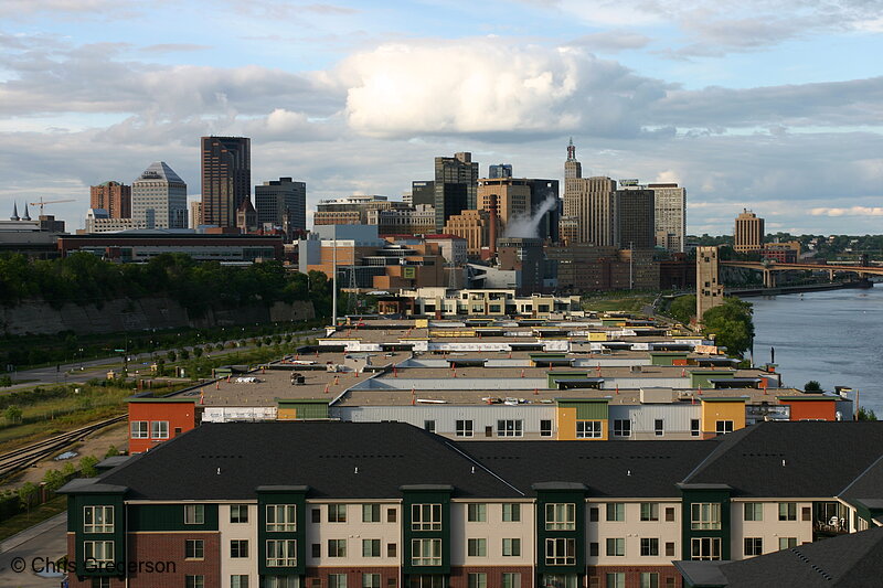 Photo of Shepard Road Development, Downtown St. Paul Skyline(6636)