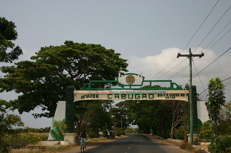 Photo of Welcome Sign for Cabugao, Ilocos Sur, Philippines(6650)