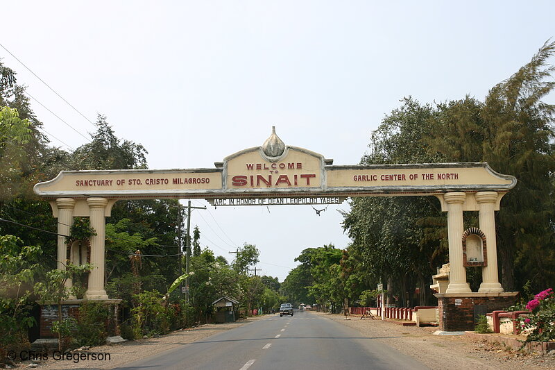 Photo of Welcome Sign for Sinait, Ilocos Sur(6651)