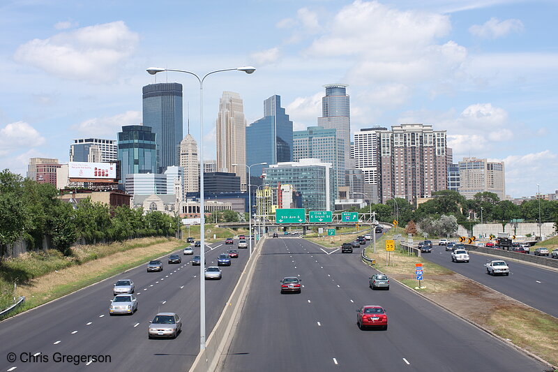 Photo of Minneapolis Skyline from South of Downtown(7065)