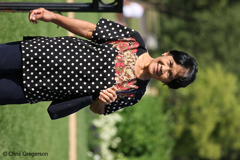 Photo of Middle-Aged Filipina at a Minneapolis Park(7111)