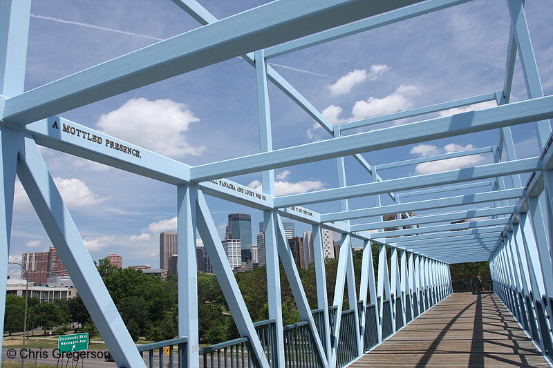 Photo of Minneapolis Skyline from the Irene Hixon Whitney Bridge(7121)