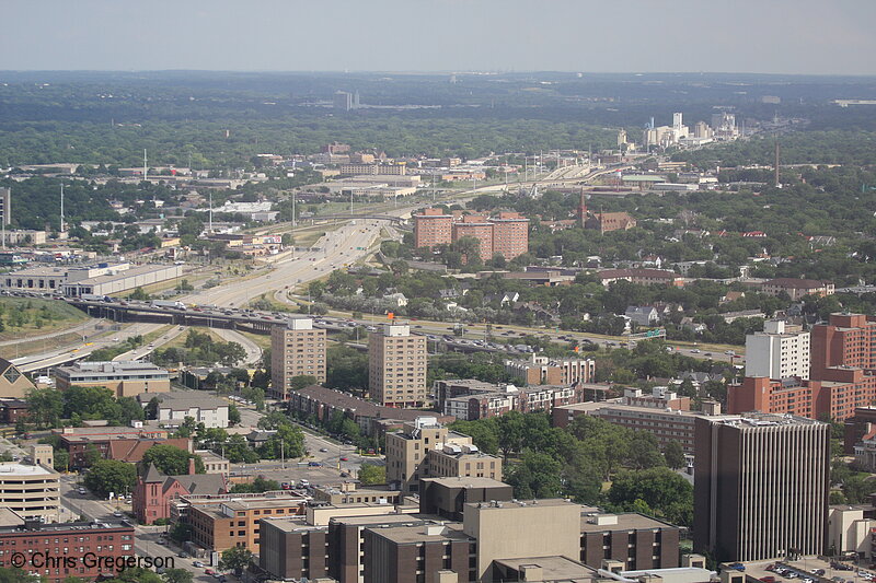 Photo of Hiawatha Avenue from Overhead(7145)