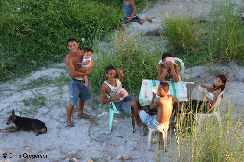 Photo of People Living Below the Abacan Bridge, Angeles City, Philippines(7184)