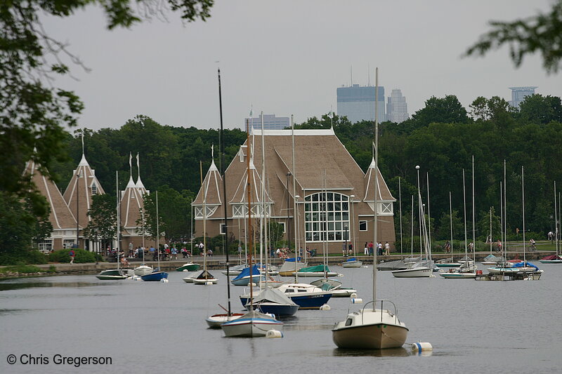 Photo of Bandshell, Sailboats at Lake Harriet, Minneapolis(7194)