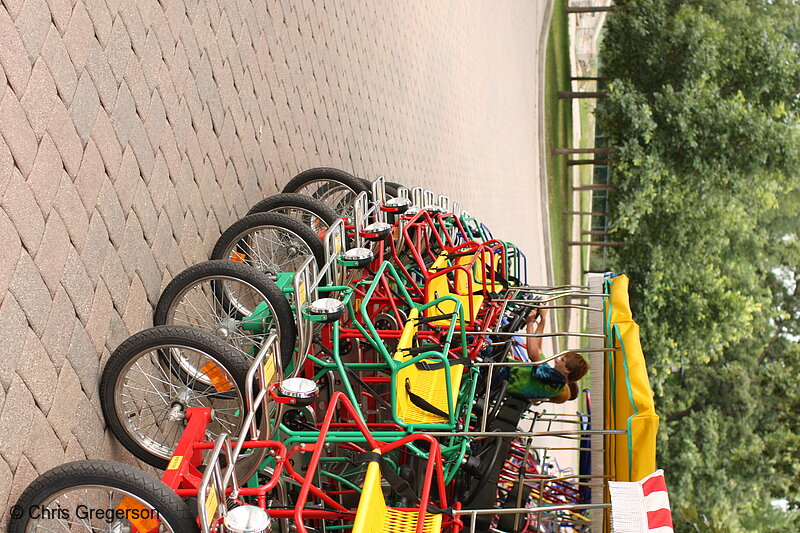 Photo of Bicycle Carriages in Minnehaha Park, Minneapolis(7308)