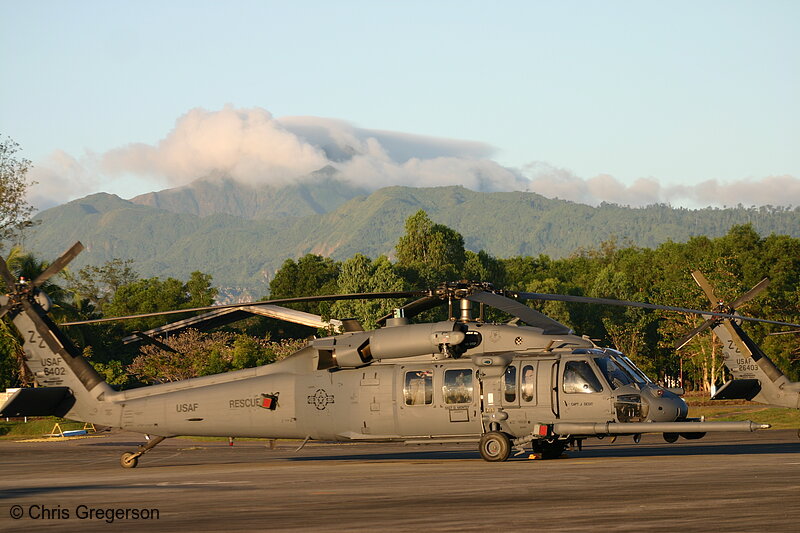 Photo of US Marine HH-60 Pave Hawk, Clark Air Base, the Philippines(7527)