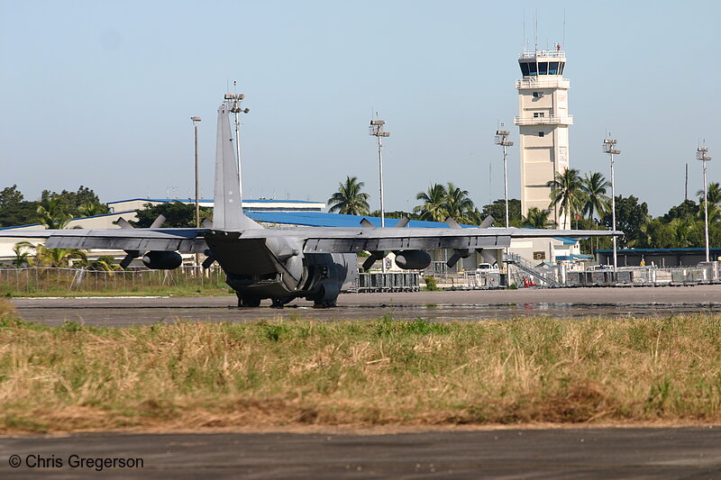 Photo of C-130 (Hercules) at Clark Air Base, the Philippines(7555)