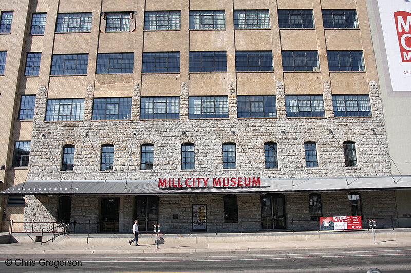 Photo of Entrance to the Mill City Museum, downtown Minneapolis(7578)