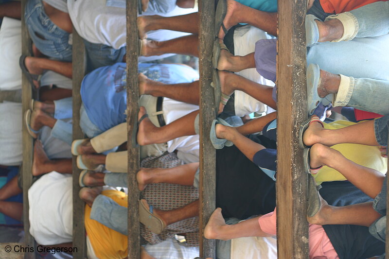 Photo of Bleachers at a Cock Fight in the Philippines(7660)