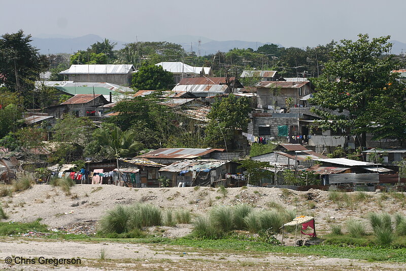 Photo of Houses along the Abacan River, Angeles City(7764)