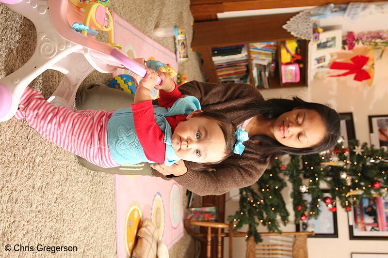 Photo of Arlene and Athena at Christmas(7793)