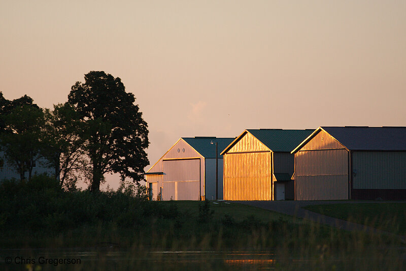 Photo of Airplane Hangars, New Richmond Airport(7869)