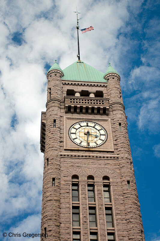 Photo of Minneapolis City Hall Clocktower(8304)