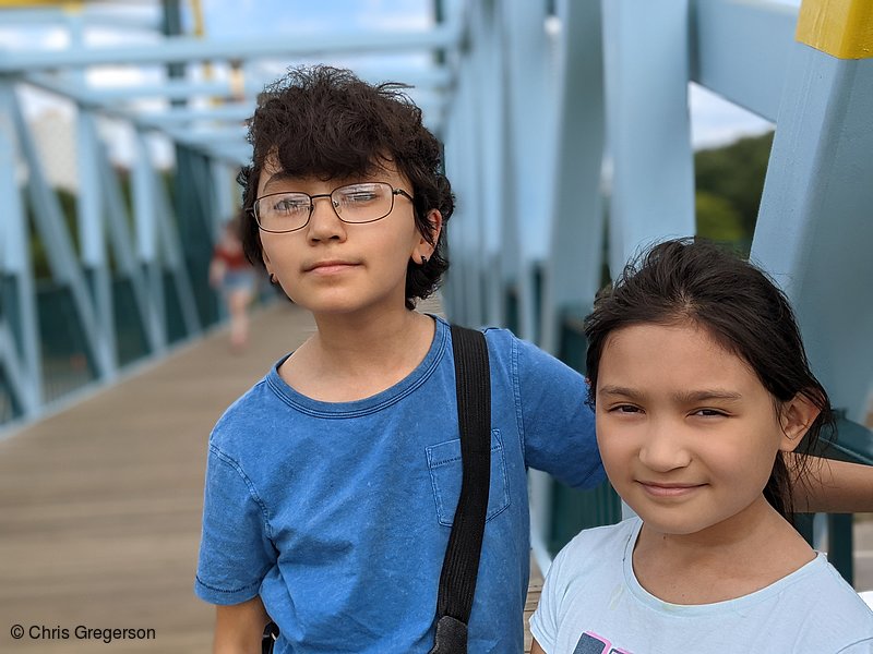 Photo of Athena and Clio at Loring Park(8379)