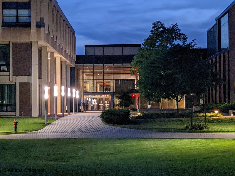 Photo of Janet Wallace Fine Arts Center at Night(8417)