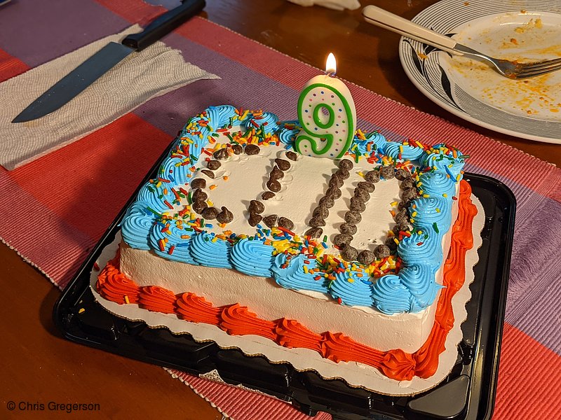 Photo of Clio's birthday cake(8462)