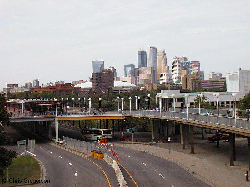 Photo of Washington Avenue Bridge and Skyline(953)