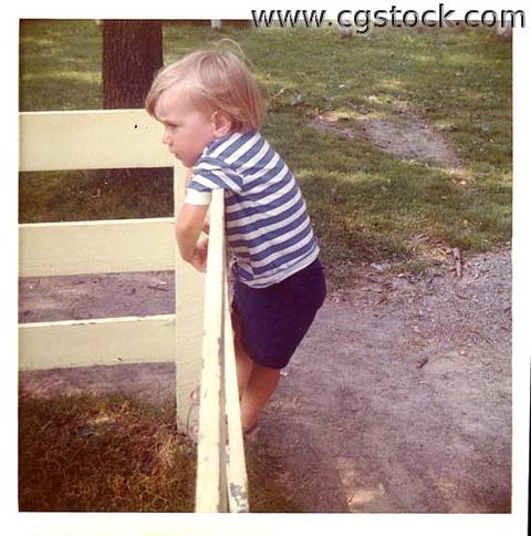 Small Boy in Public Park, 1971